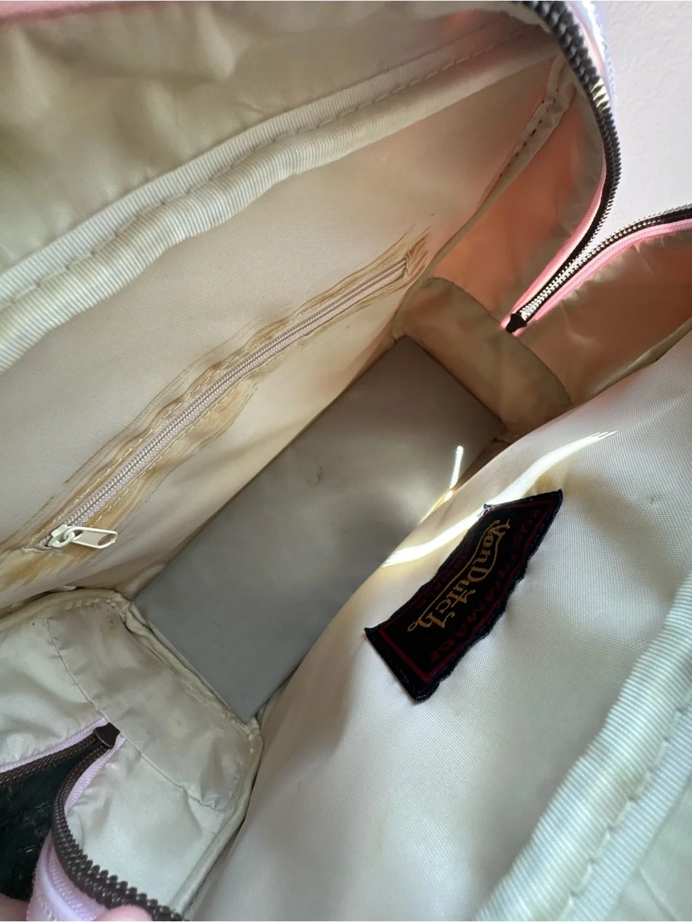 Vintage Von Dutch Pink bowler handbag
